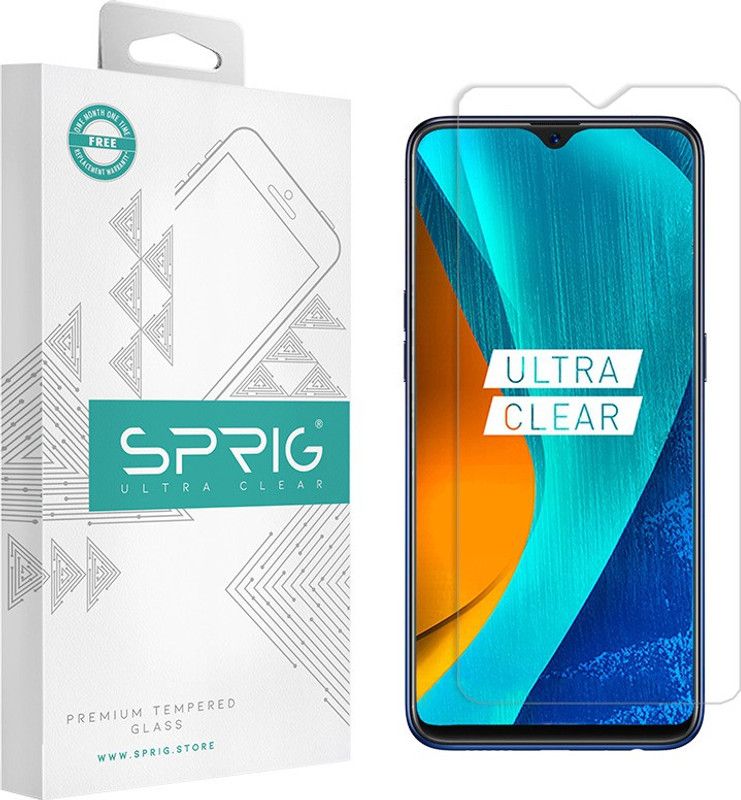 Sprig Tempered Glass Guard for Realme 3 Pro  (Pack of 1)