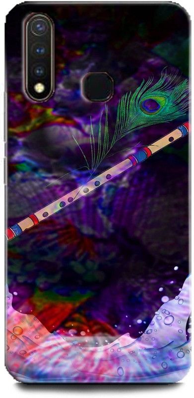 INDICRAFT Back Cover for Vivo U3 KRISHNA, LORD KRISHNA, FLUTE, COLOURFULL, GOD  (Multicolor, Hard Case, Pack of: 1)