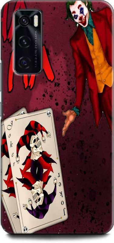 Afterglow Back Cover for Vivo V20 SE JOKER, FILM, HALLOWEEN,BLOOD,JOKERHAHA  (Multicolor, Shock Proof, Pack of: 1)