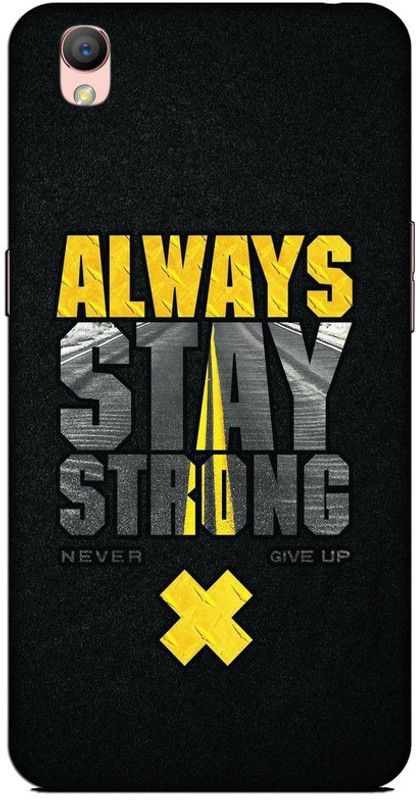 CROKIAN Back Cover for Oppo A37 Motivation words Back Cover  (Multicolor, Hard Case, Pack of: 1)