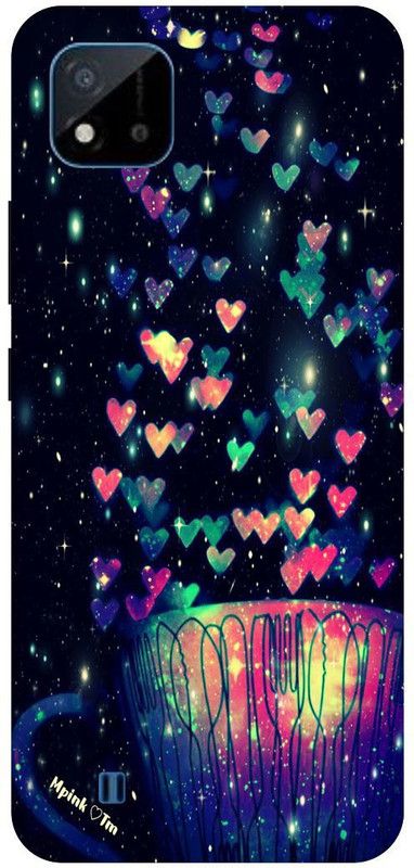 Bluvver Back Cover for Realme C20,RMX3061, Printed Romance,Tea Back Cover  (Multicolor, Hard Case, Pack of: 1)