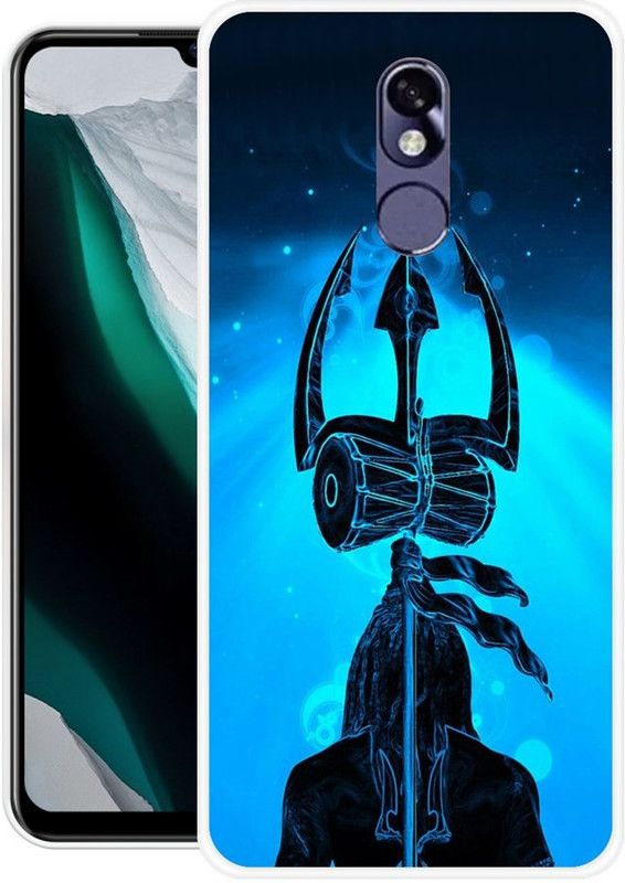 INDIALAND Back Cover for Itel A22 Pro  (Black, Blue, Grip Case, Silicon)