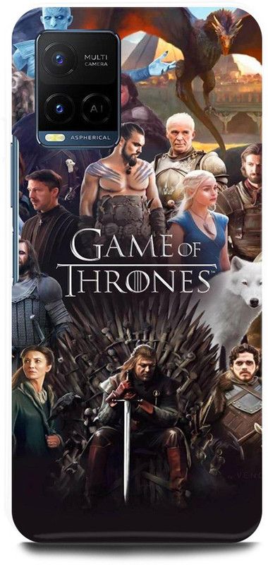 FIKORA Back Cover for Vivo Y21A, V2111, GAME, OF, THRONES, WINTERIS, HERE  (Multicolor, Hard Case, Pack of: 1)