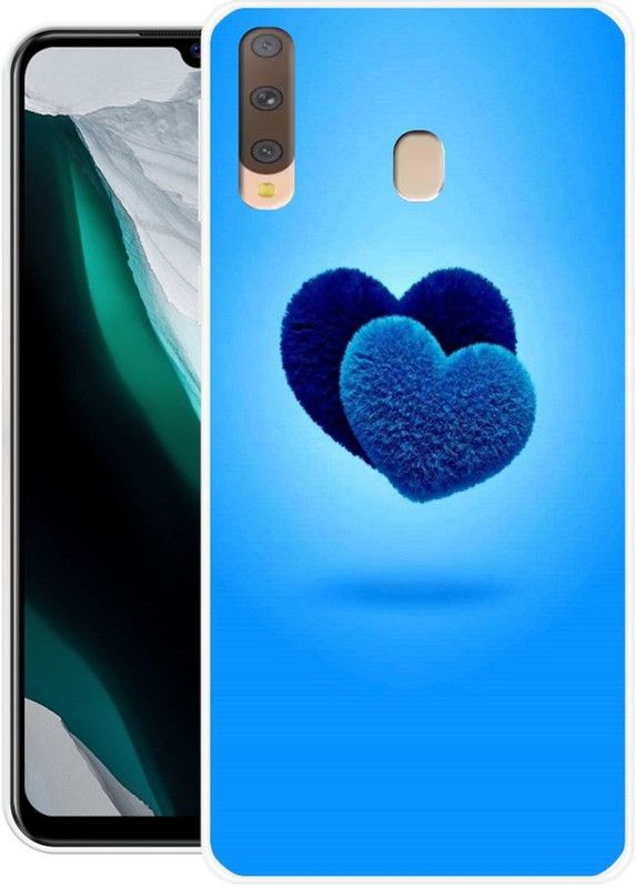 Krtagy Back Cover for Samsung Galaxy M30  (Blue, Dual Protection, Silicon, Pack of: 1)
