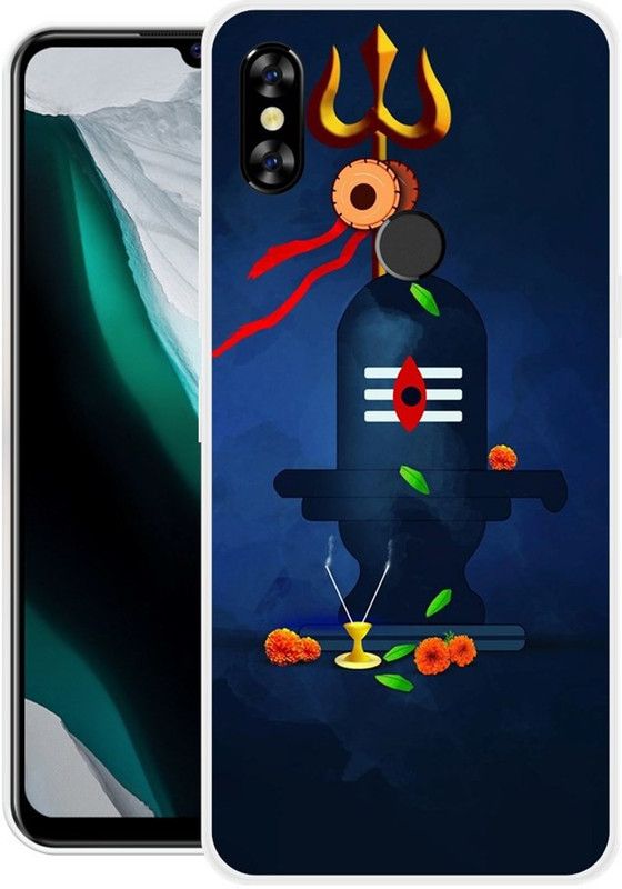 Looy Back Cover for Itel A62  (Blue, Flexible, Silicon, Pack of: 1)