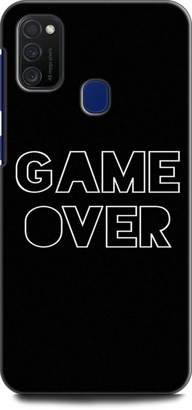 Afterglow Back Cover for SAMSUNG Galaxy M21 GAME OVER, QUOTES  (Multicolor, Shock Proof, Pack of: 1)