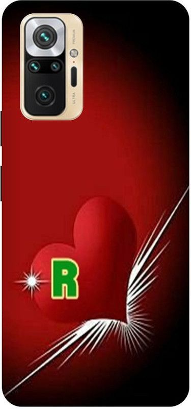 THESTONEWELL Back Cover for Redmi Note10Pro r letter r alphabet r word r name cases cover  (Multicolor, Shock Proof, Pack of: 1)