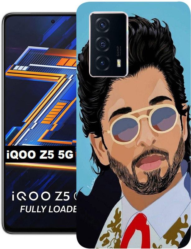 Ghumakkad Back Cover for iQOO Z5 5G  (Multicolor, Grip Case, Silicon, Pack of: 1)