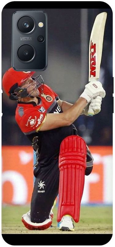 Zaplab Back Cover for Realme 9i, RMX3491 AB de Villiers Image Printed Back Cover  (Multicolor, Hard Case, Pack of: 1)