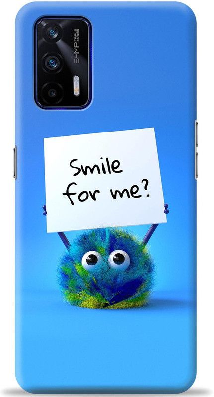 Swagr Back Cover for Realme X7 Max 5G  (Blue, White, Pack of: 1)