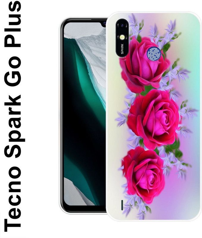 INDIALAND Back Cover for Tecno Spark Go Plus  (Multicolor, Grip Case, Silicon)