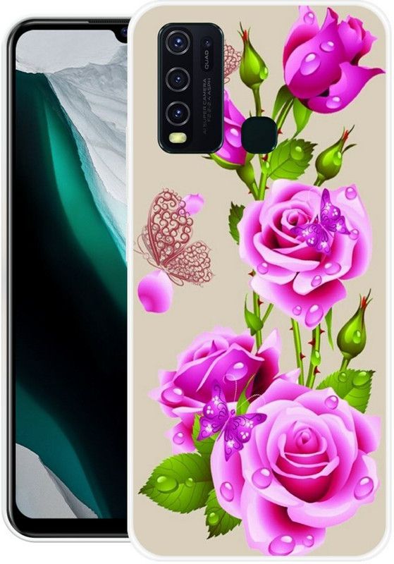 PAEDICON Back Cover for Vivo Y50  (Multicolor, Grip Case, Silicon, Pack of: 1)