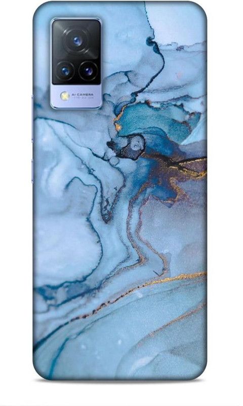 Coverland Back Cover for Vivo V21 5G, Vivo V21E 4G, Vivo Y73  (Blue, Waterproof)