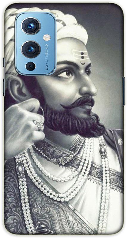 iprinto Back Cover for OnePlus 9 Chhatrapati Shivaji Maharaj Back Cover  (White, Hard Case, Pack of: 1)