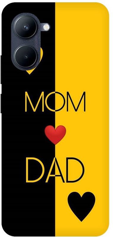 Vinsmoke Back Cover for Realme C33 Mom-Dad-Mom-Dad-Cover-Love-188  (Multicolor, Shock Proof)
