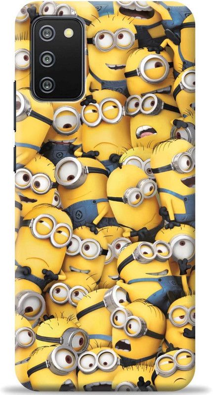 Loffar Back Cover for Samsung Galaxy F02s  (Yellow, Shock Proof, Pack of: 1)