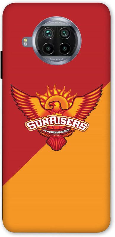 Upshot Back Cover for Mi 10i  (Red, Yellow, Grip Case, Silicon, Pack of: 1)