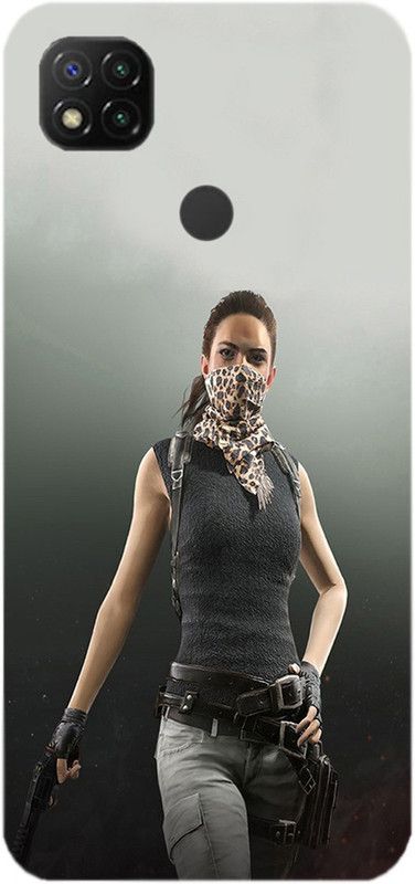 METOO Back Cover for REDMI 9C, Pubg Design Print Back Cover Print : 21  (Multicolor, Dual Protection, Silicon, Pack of: 1)