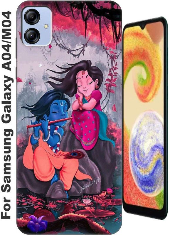 RDcon Back Cover for Samsung Galaxy A04/ Samsung A 04 / Samsung Galaxy M04/ Samsung M 04 2802  (Multicolor, Anti-radiation, Silicon, Pack of: 1)