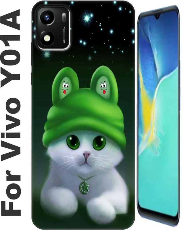 RDcon Back Cover for Vivo Y01A 2846  (Yellow, Grip Case, Silicon, Pack of: 1)