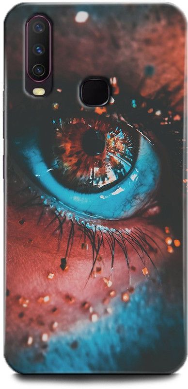 INTELLIZE Back Cover for Vivo Y12/1904 eyes,Printed  (Multicolor, Shock Proof, Pack of: 1)