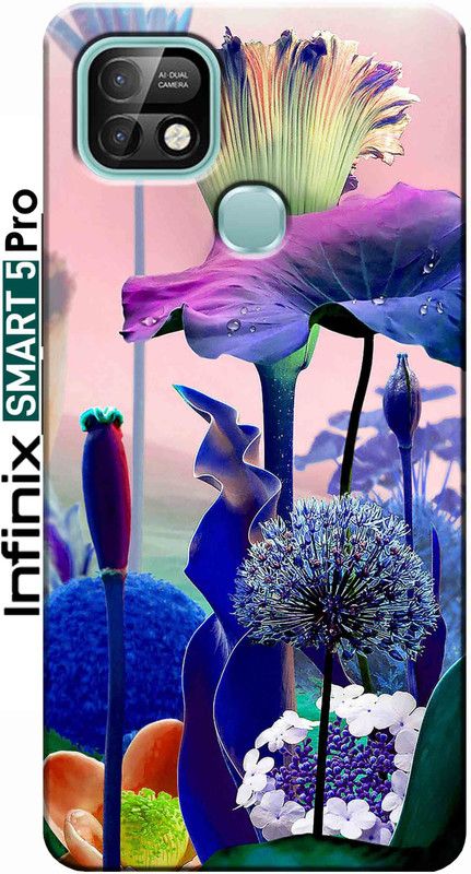 Rockerspot Back Cover for Infinix Smart 5 Pro 2795  (Multicolor, Dot View, Silicon, Pack of: 1)