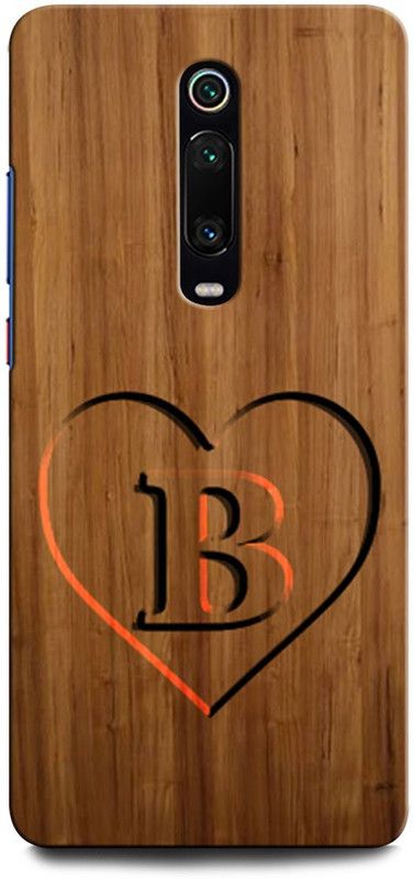 ORBIQE Back Cover for Redmi K20 Pro B, B LETTER, B DESIGN, B ALPHABET, B NAME  (Multicolor, Hard Case, Pack of: 1)