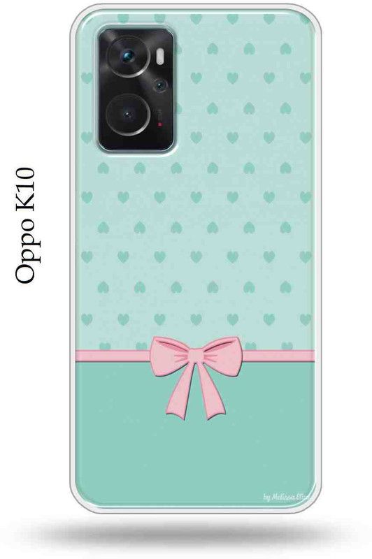 Mystry Box Back Cover for Oppo K10  (Blue, Shock Proof, Silicon, Pack of: 1)