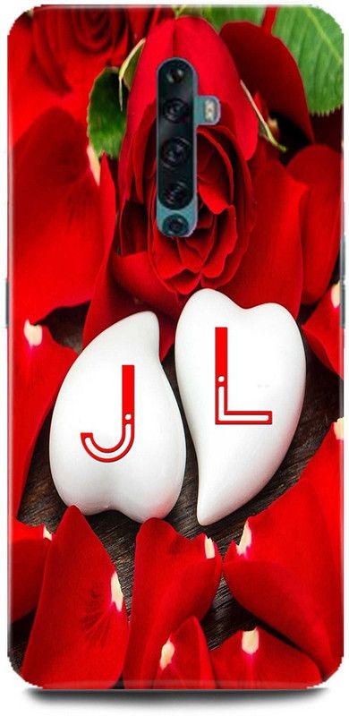 MP ARIES MOBILE COVER Back Cover for OPPO Reno2 F/CPH1989,J Loves L Name,J Name, L Letter, Alphabet,J Love L NAME  (Multicolor, Hard Case)