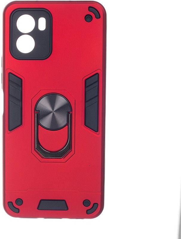 Vkmei Back Cover for vivo Y01  (Red, Shock Proof, Pack of: 1)