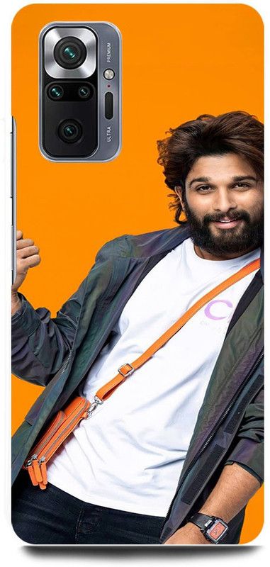 FRONK Back Cover for REDMI Note 10 Pro, ALLU, ARJUN, SOUTH, ACTOR, HERO  (Yellow, Hard Case, Pack of: 1)