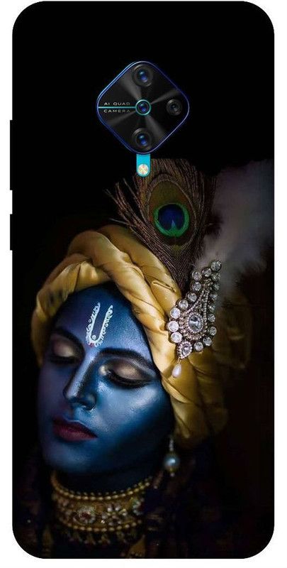 SSMORYA Back Cover for Vivo S1 Pro God Krisna Printed Back Cover  (Multicolor, Waterproof, Pack of: 1)