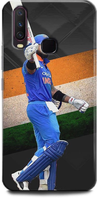 INDICRAFT Back Cover for Vivo Y17, Vivo 1902, Virat kohli, Printed  (Multicolor, Shock Proof, Pack of: 1)