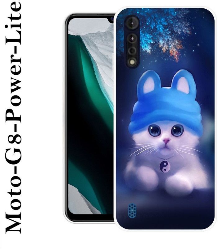 LOVETHINK Back Cover for Motorola Moto G8 Power Lite  (Multicolor, Silicon)