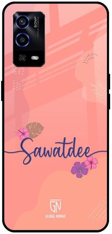 GLOBAL NOMAD Back Cover for Oppo A55  (Pink, Grip Case, Silicon, Pack of: 1)