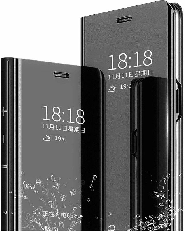 Rakulo Flip Cover for Samsung Galaxy S10 Lite  (Black, Dual Protection)