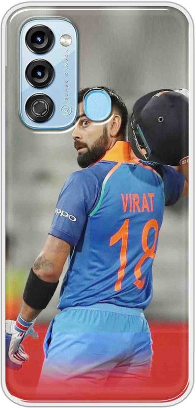 Case Club Back Cover for Itel Vision 3  (Blue, Grip Case, Silicon)