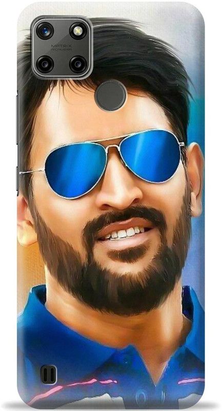 Loffar Back Cover for Realme C25_Y  (Blue, Shock Proof, Pack of: 1)