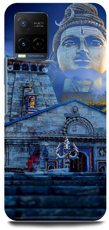 play fast Back Cover for Vivo Y21E KEDARNATH, SHIV, JI, MAHAKAL, MAHADEV  (Blue, Hard Case, Pack of: 1)