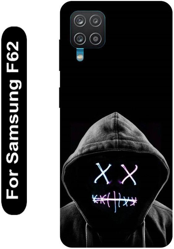 SSMORYA Back Cover for Samsung Galaxy F62 (Scary Printed ) Mobile case cover  (Multicolor, 3D Case, Pack of: 1)