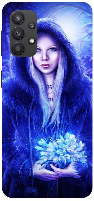 Wall Art Back Cover for SAMSUNG GALAXY M32 (5G) Love Cute, Beautiful Girl, Anjali Dhami Printed  (Multicolor, Dual Protection, Pack of: 1)