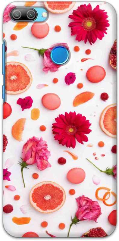 NDCOM Back Cover for Honor 9N Fruits And Flowers Printed  (Multicolor, Hard Case, Pack of: 1)