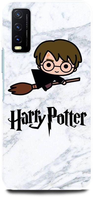play fast Back Cover for Vivo Y12s, V2033 HARRY, POTTER, HOGWARTS  (White, Hard Case, Pack of: 1)
