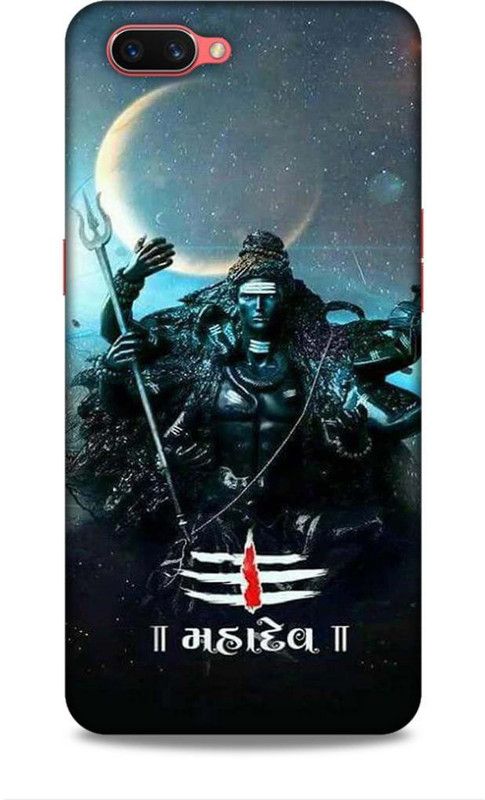 Printabulous Back Cover for Oppo A3s  (Black, Blue, Waterproof)