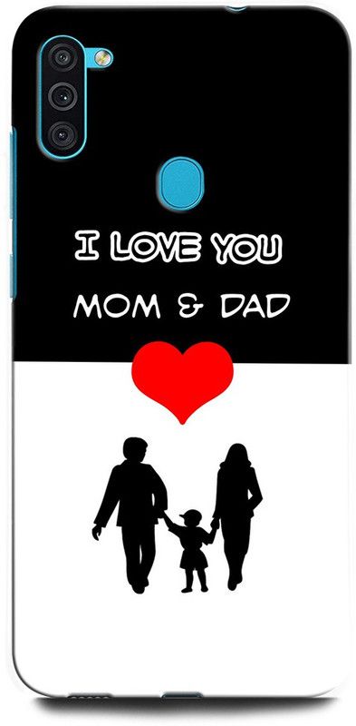 ORBIQE Back Cover for SAMSUNG Galaxy M11 M115FMBEINS MOTHER, MAA, FATHER, LIFE LINE, MAA PAA LOVE, FATHER LOVE  (Multicolor, Hard Case, Pack of: 1)