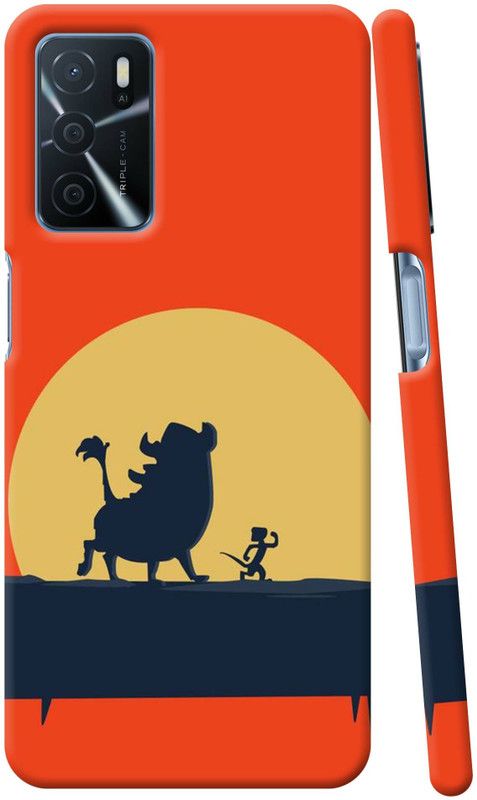 JS CREATIONS Back Cover for Oppo A16  (Multicolor, 3D Case, Pack of: 1)