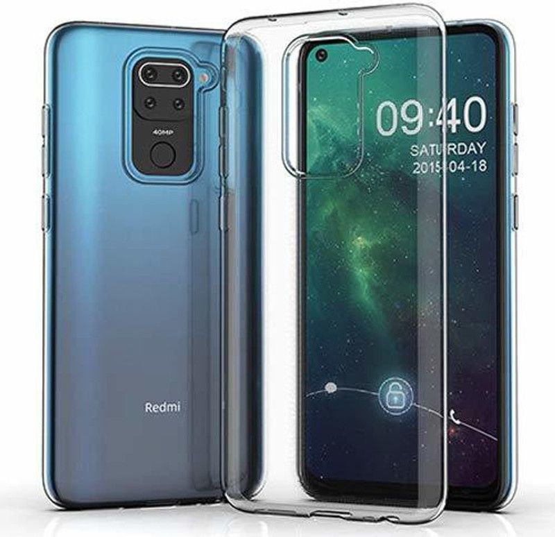 Yuphoria Back Cover for Xiaomi Redmi Note 9  (Transparent, Flexible, Silicon, Pack of: 1)