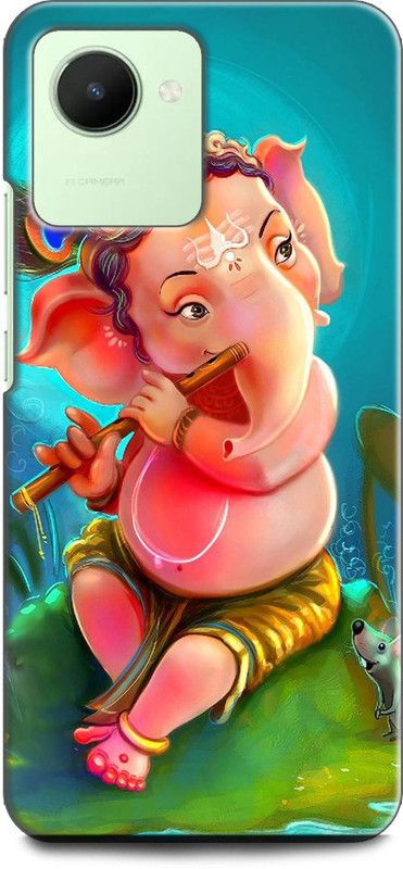 WallCraft Back Cover for Realme C30s, RMX3690 GANESH JI, GANPATI, LORD GANESHA, GOD  (Multicolor, Dual Protection, Pack of: 1)