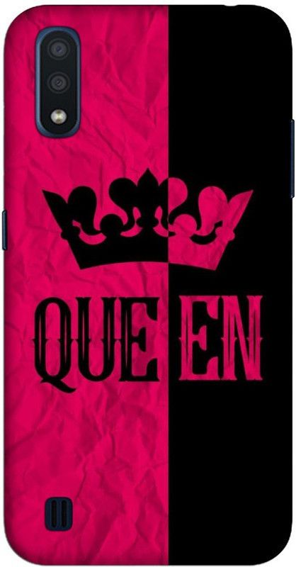 CROKIAN Back Cover for Samsung Galaxy M01 Queen Back Cover  (Purple, Hard Case, Pack of: 1)