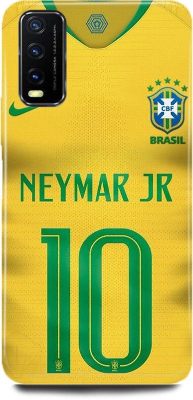 FUGGA Back Cover for Vivo Y20G, V2037, NEYMAR, BARCELONA. FOOTLBALL, JUNIOR, PSG, FRANCE, PLAYER  (Multicolor, Hard Case, Pack of: 1)